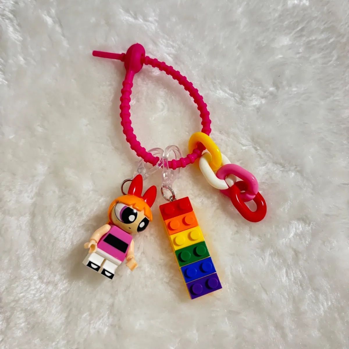 パワーパフガールズ レゴ キーリング パワパフ - メルカリ