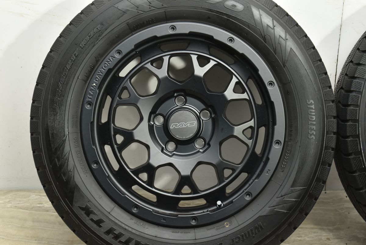 美品 バリ溝】RAYS DAYTONA M9 17in 7J +40 PCD114.3 トーヨー