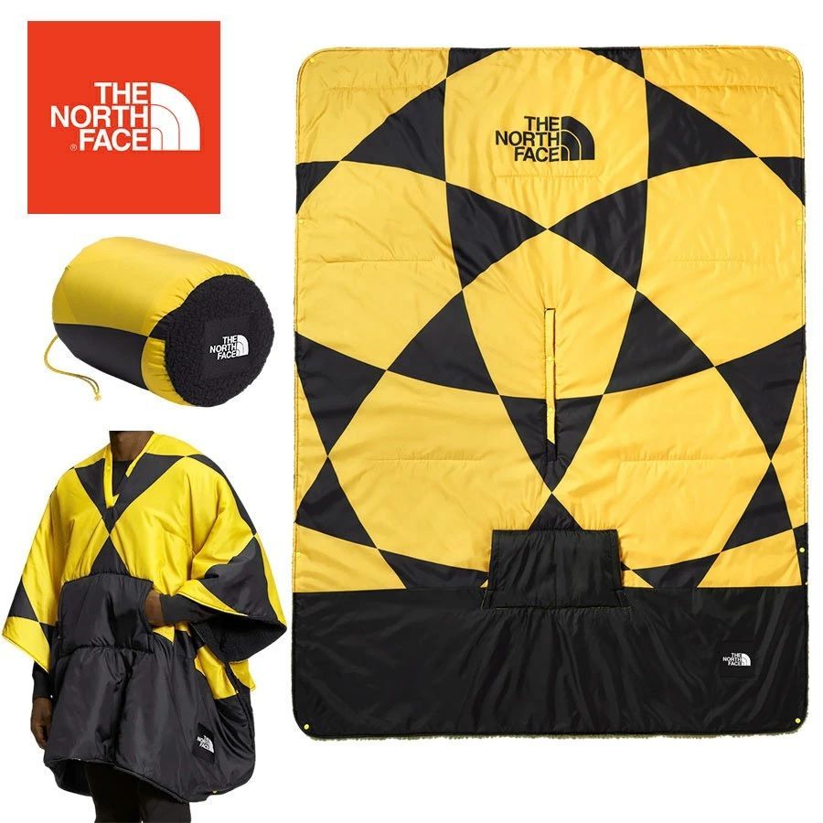 ノースフェイス THE NORTH FACE ブランケット 毛布 ポンチョ WAWONA FUZZY BLANKET ファジーブランケット フリース 2WAY 2ウェイ キャンプ フェス アウトドア キャンパー ファミリー