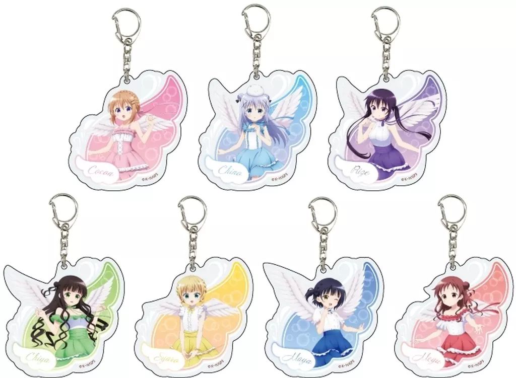 中古】キーホルダー 全7種セット 「ご注文はうさぎですか?BLOOM