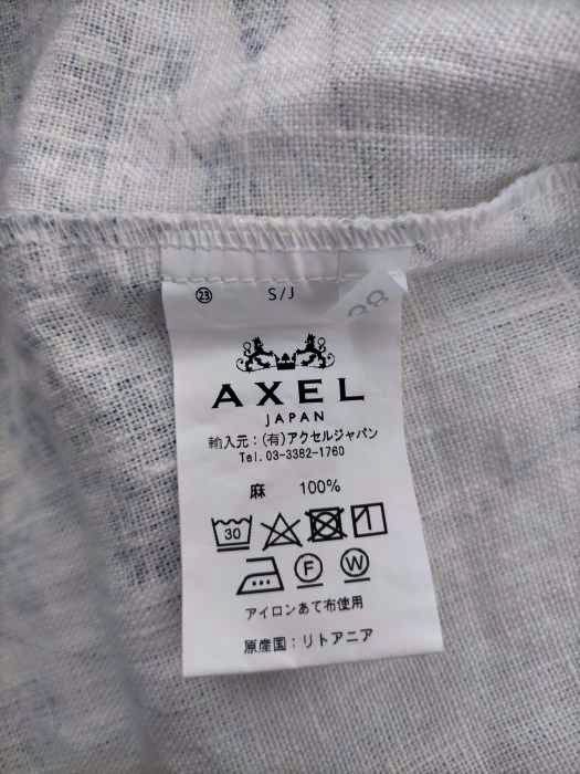 AXEL JAPAN   アクセルジャパン　リトアニアリネン身幅４７サイズ調整リボンで可能