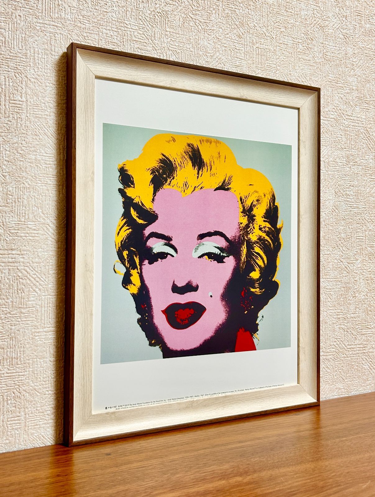 Ten Marilyns 1967 アンディウォーホル額装80x33.5cm Ten Marilyns 1967（アンディ ウォーホル） 額装品 アルミ製