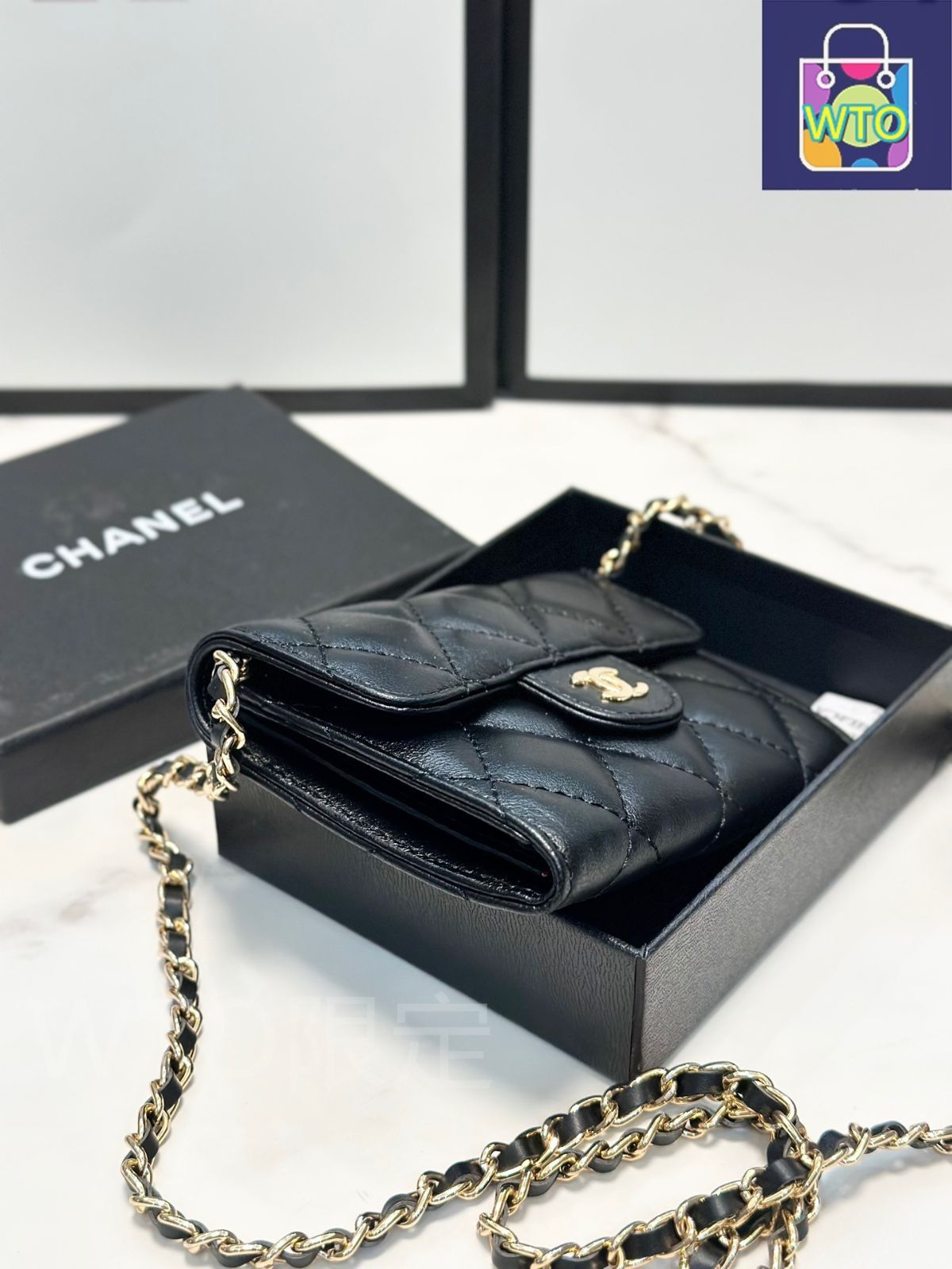 CHANEL ベージュ レザー 小物入れ　14500円→11000円 美品】シャネル 3つ折り財布 ココマーク ベージュ レザー CHANEL