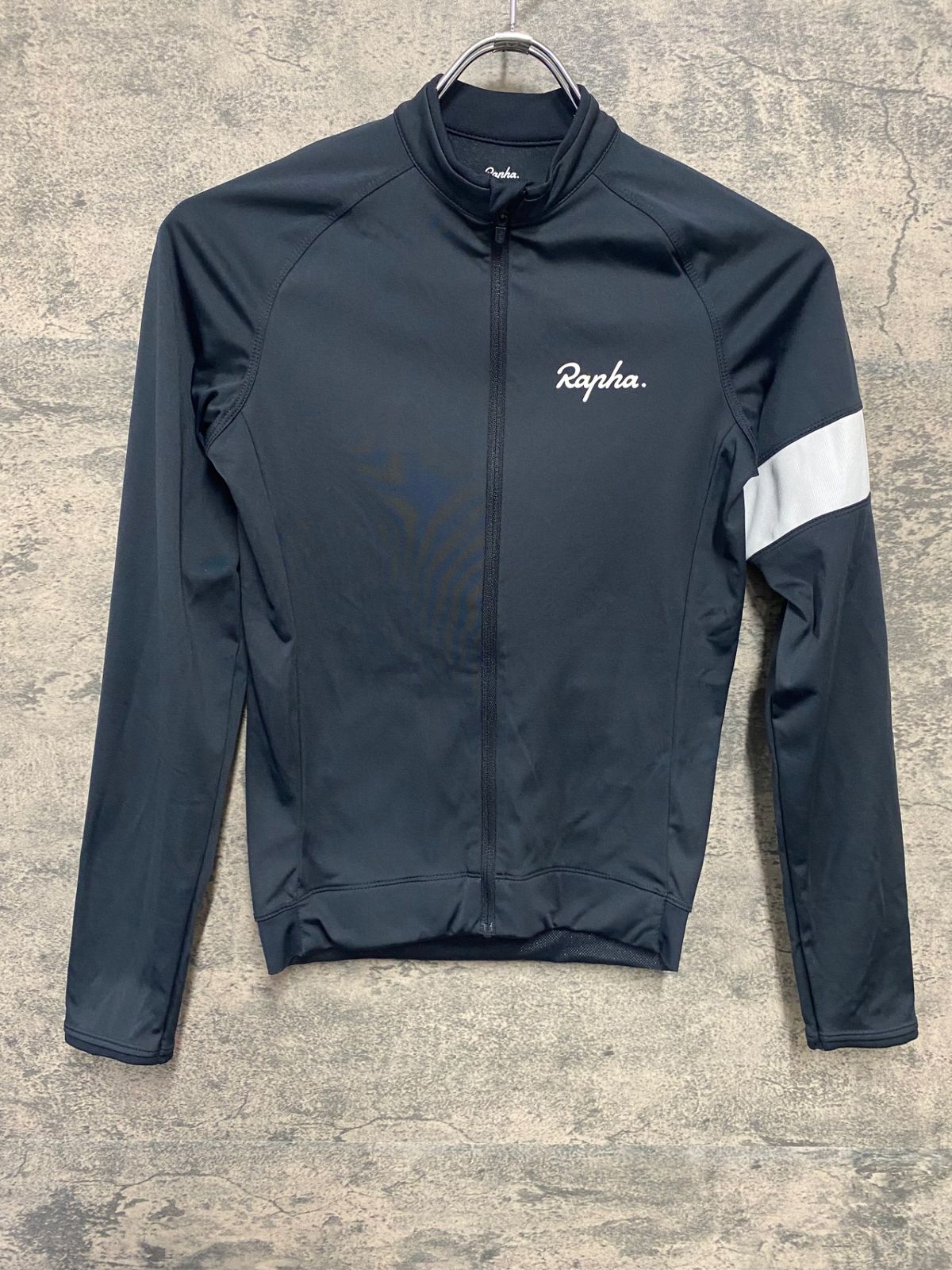 IX547 ラファ Rapha WOMEN S CORE LONG SLEEVE JERSEY 長袖サイクルジャージ 黒 XXS 裏起毛