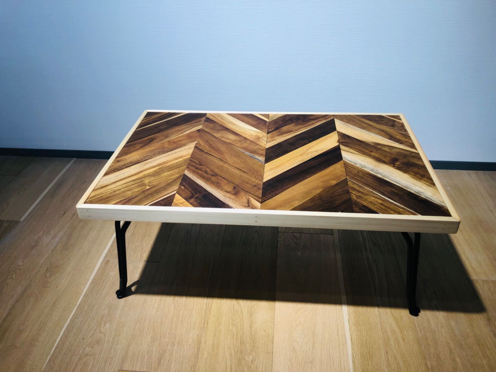 折りたたみローテーブル 真鍮シェラカップ掛け＆真鍮ビス igtテーブル 折りたたみローテーブル 真鍮シェラカップ掛け＆真鍮ビス igtテーブル