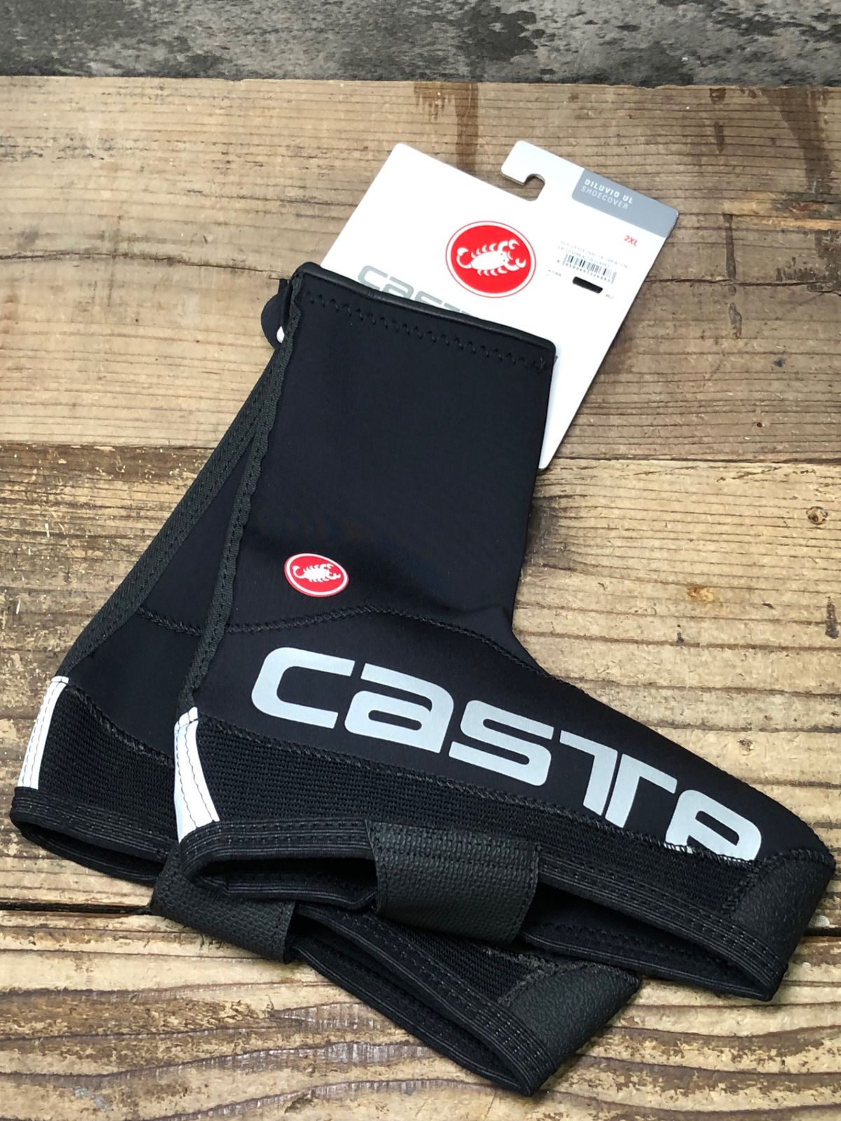 JM795 カステリ CASTELLI DILUVIO UL SHOECOVER シューズカバー 黒 2XL 裏起毛