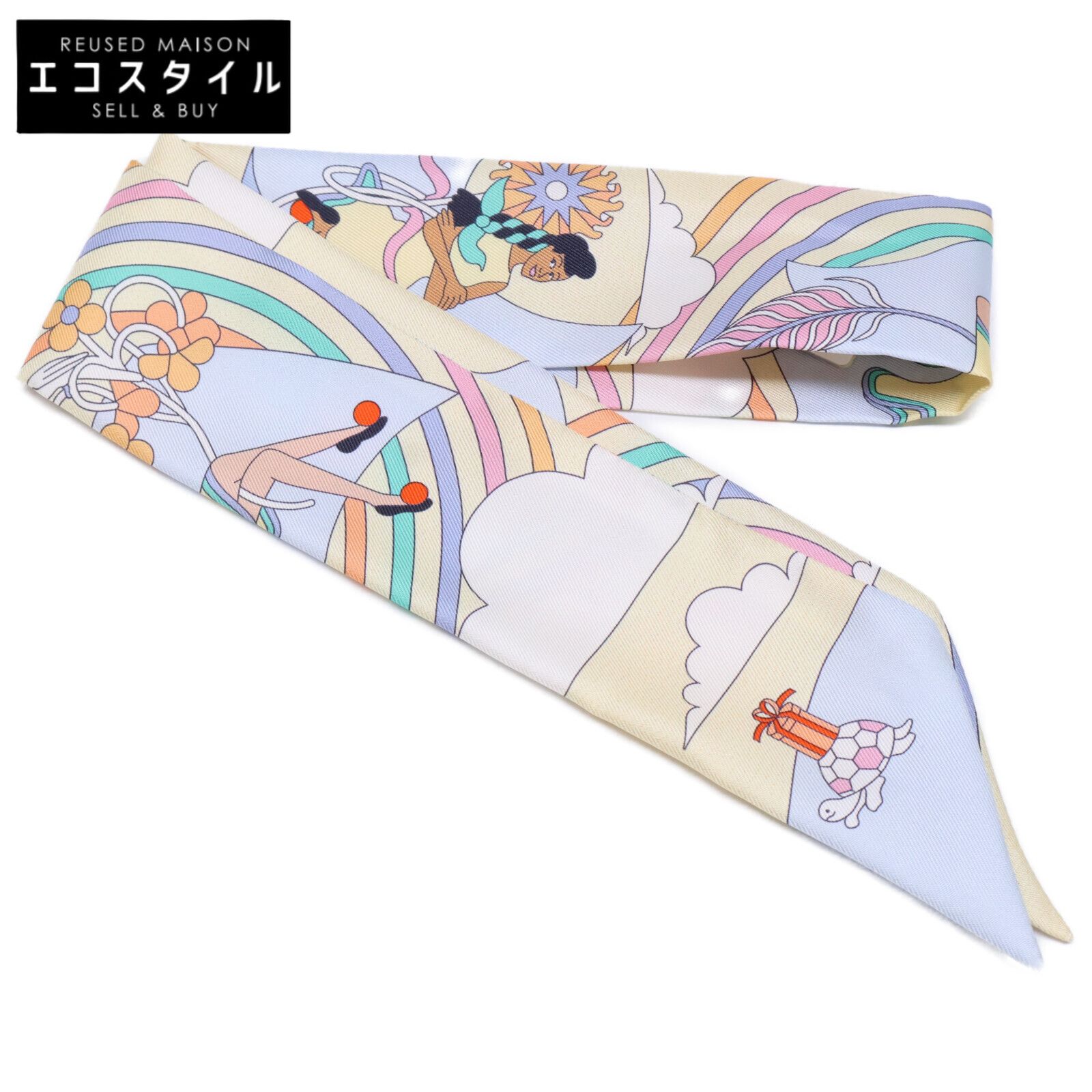 エルメス HERMES ツイリー 空飛ぶカレ 2本目のHERMESツイリーは空飛ぶカレ | やまとなでしこファッション