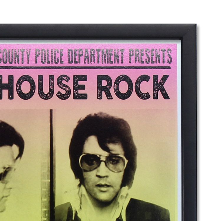 額入りバンドポスター エルビス・プレスリー JAILHOUSE ROCK サイズ：36.1&times;59cm ショープリント 輸入ポスター インテリア アメリカン雑貨