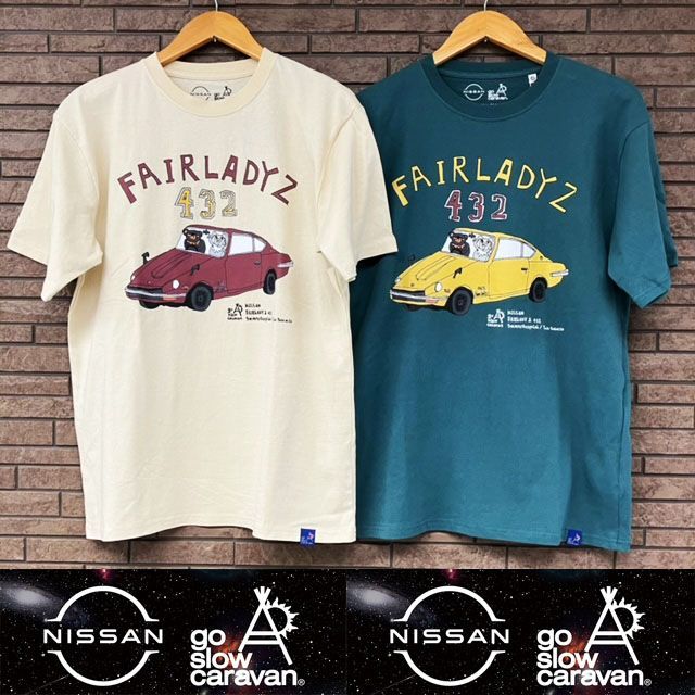 NISSAN × go slow caravan USA/C フェアレディZ 432 TEE ☆ Tシャツ