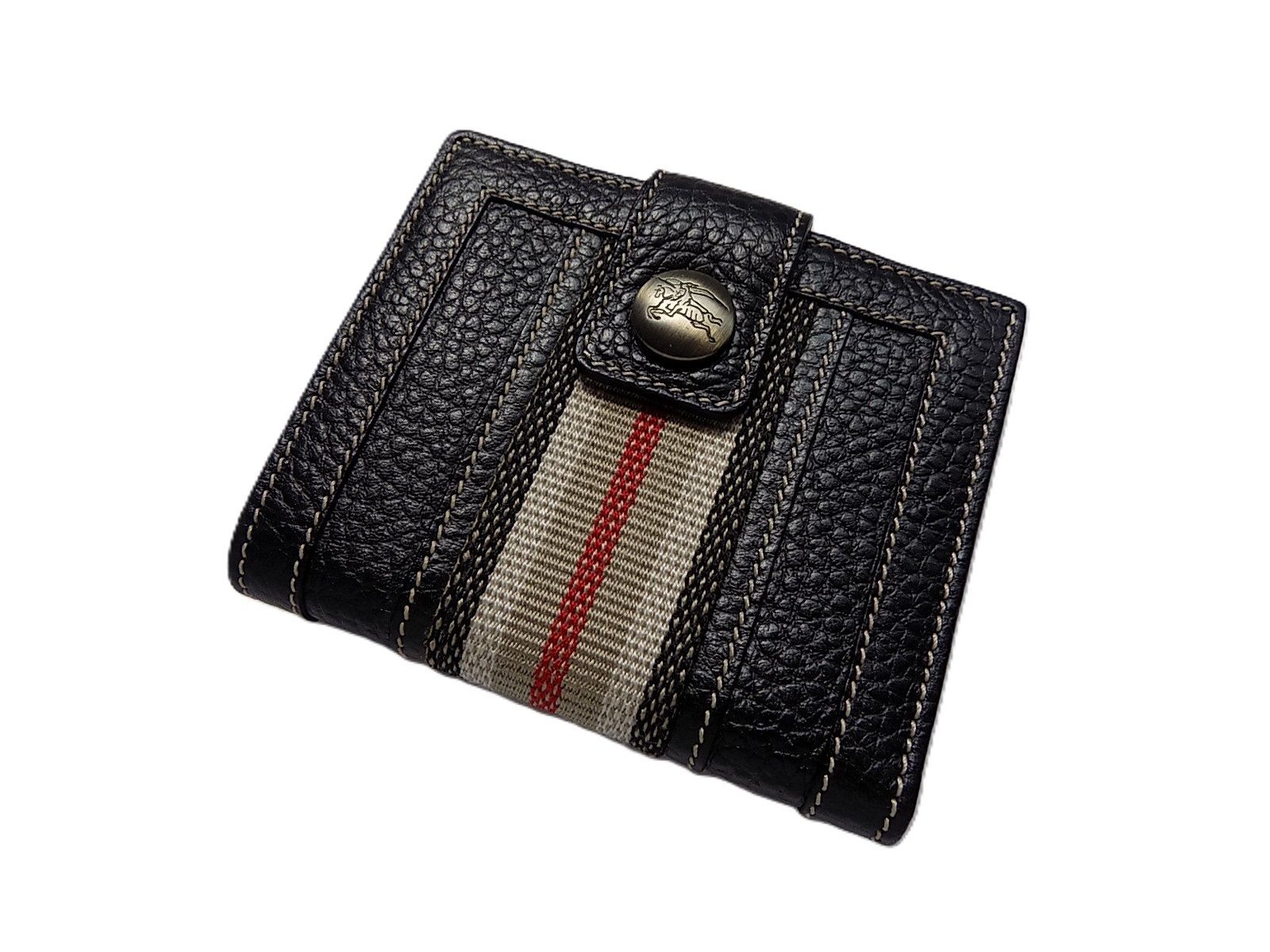 レザー burberry財布 二つ折り 二つ折り財布 メンズ 財布 二つ折り