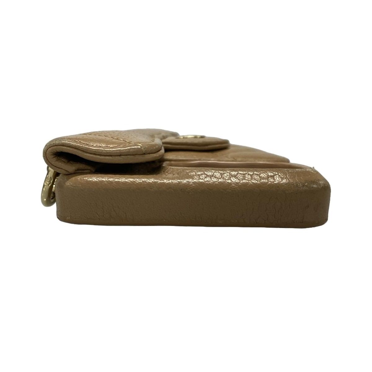 CHANEL シャネル 携帯電話ケース マトラッセ AP3864 ベージュ ラムスキン CHRISTIANNAURATH_COM_BR