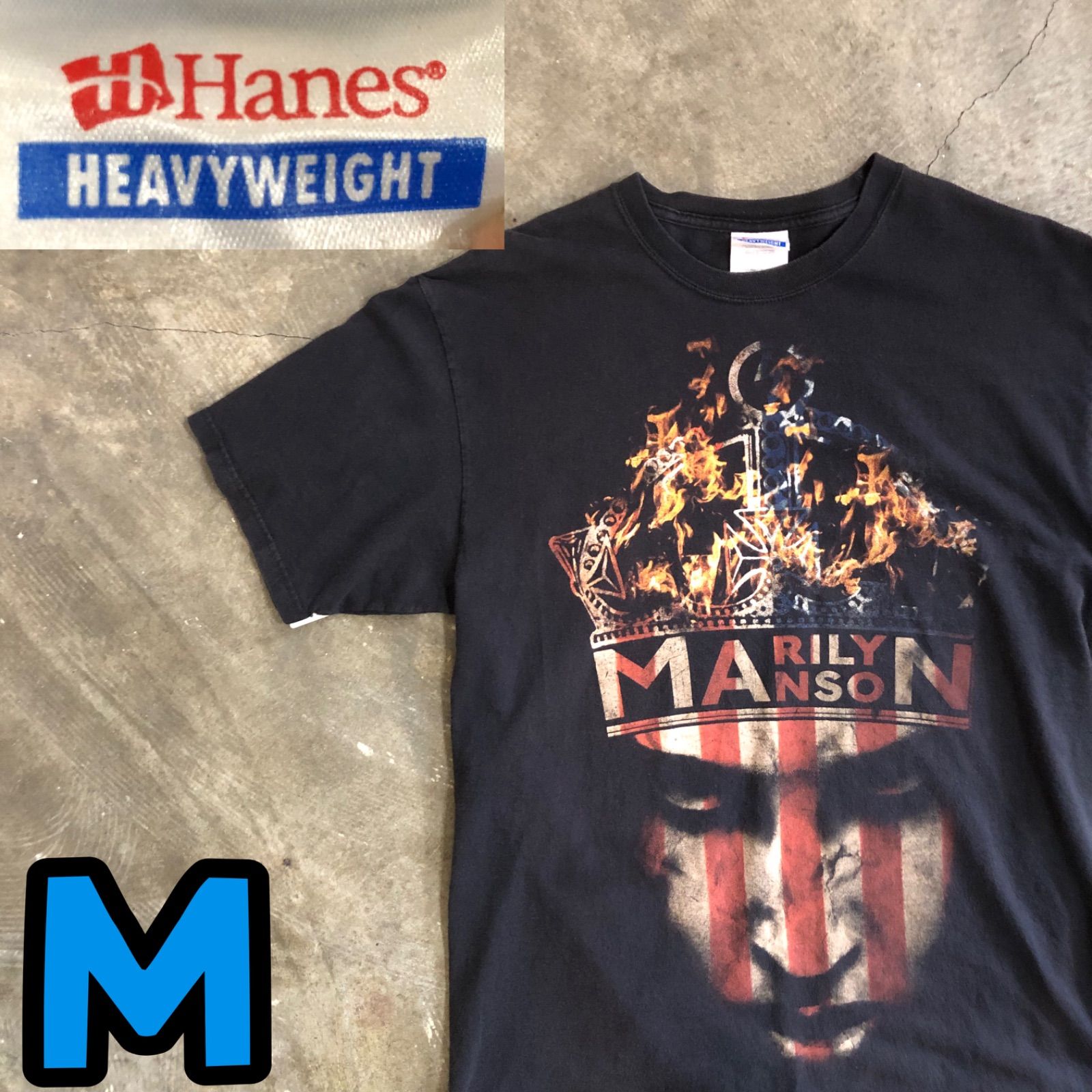 T5948 Hanes MARILYN MANSON プリントTシャツ 古着 - メルカリ