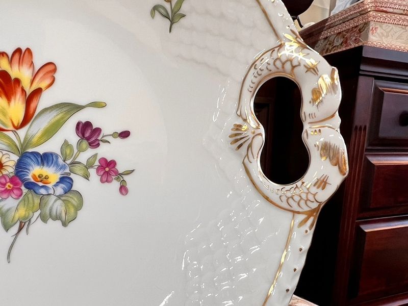 希少品 B&G ビングオーグレンダール サクソンフラワー 皿 25cm