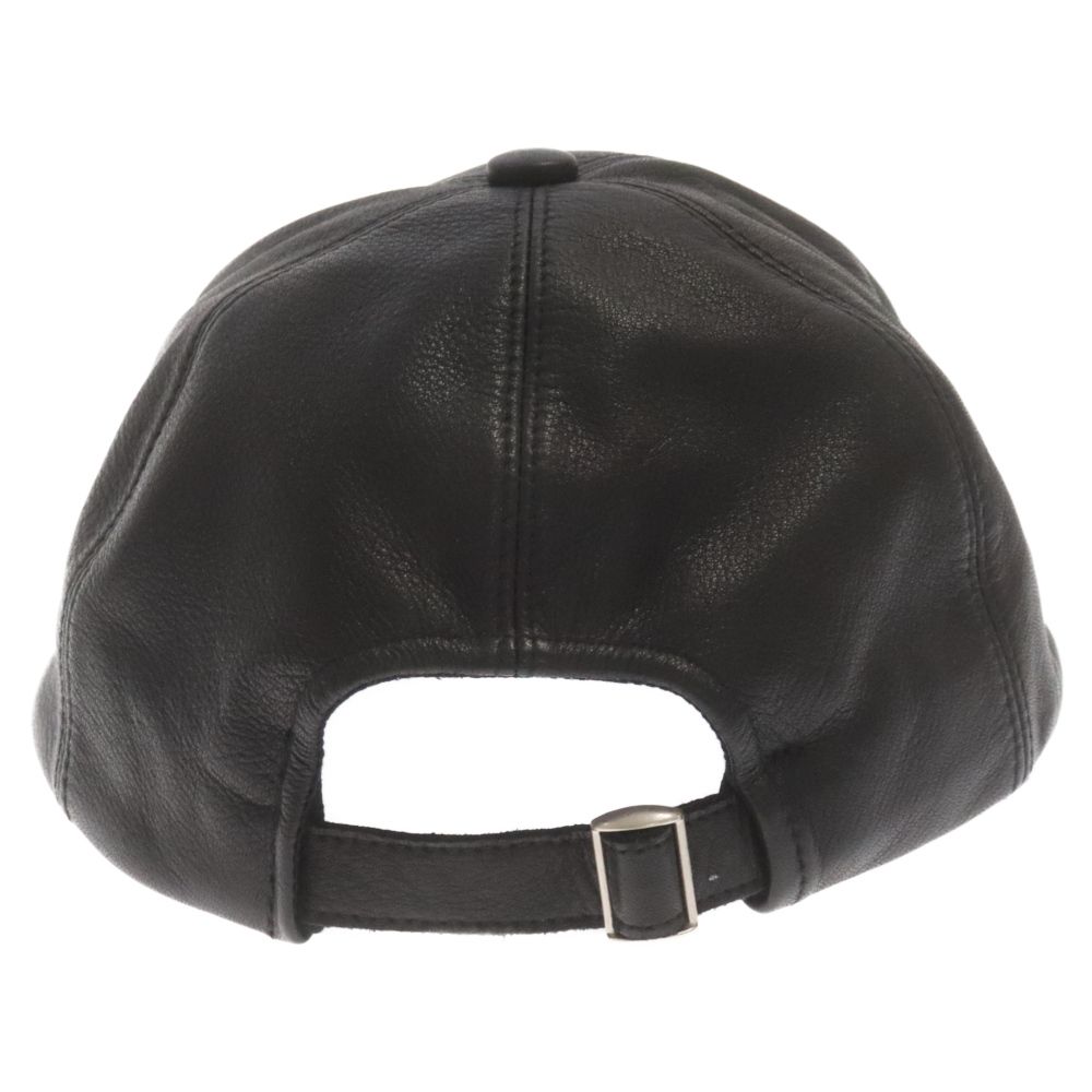 MASU (エムエーエスユー) 23AW PETER LEATHER CAP ピーターレザーキャップ 帽子 ブラック
