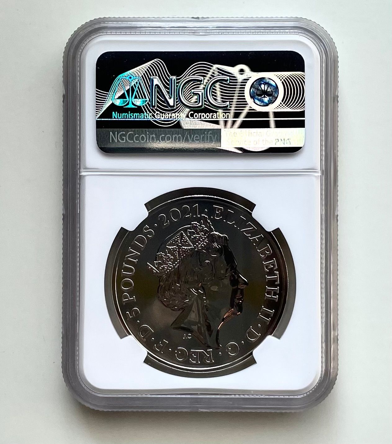 ☆NGC準最高鑑定☆ 2021年 G.Britain £5 The Who Early Releases NGC