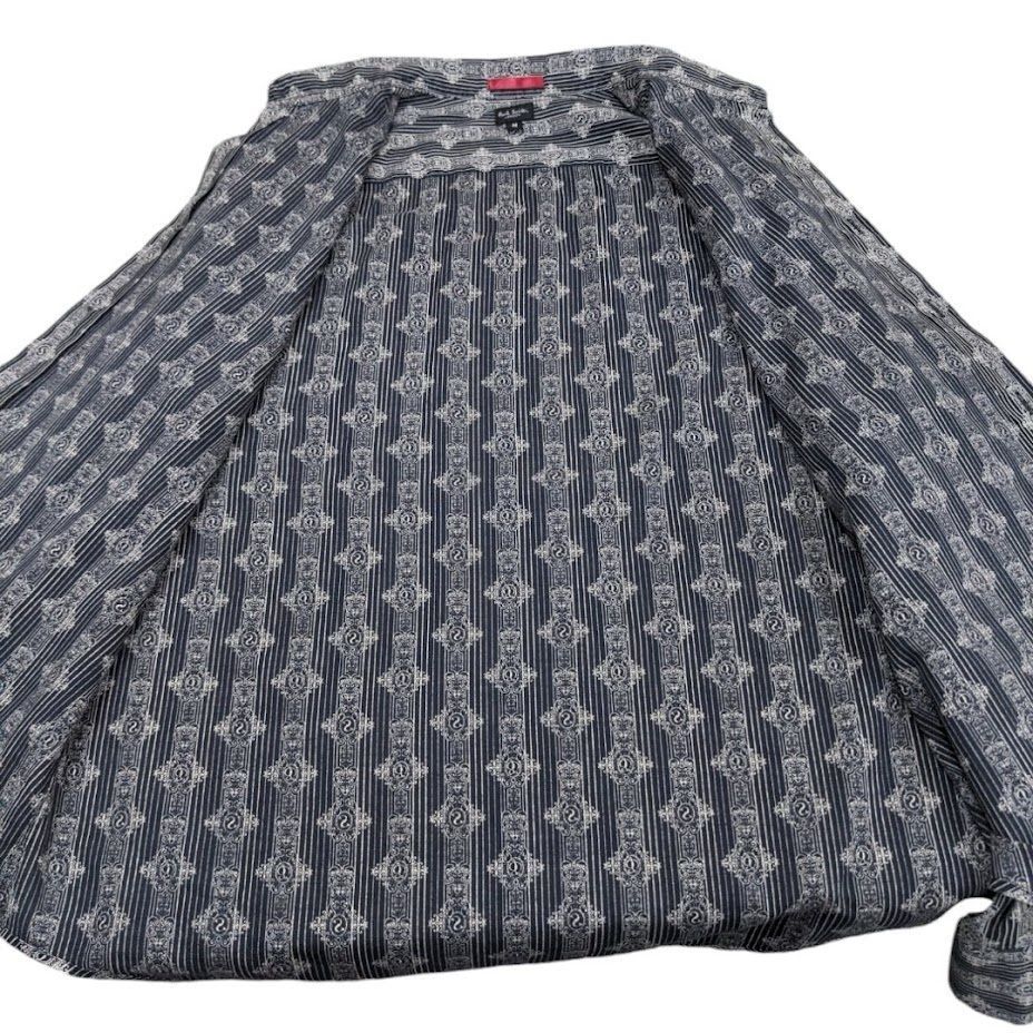 人気TOP Paul Smith LONDON｜レザーアイテム総柄長袖シャツ