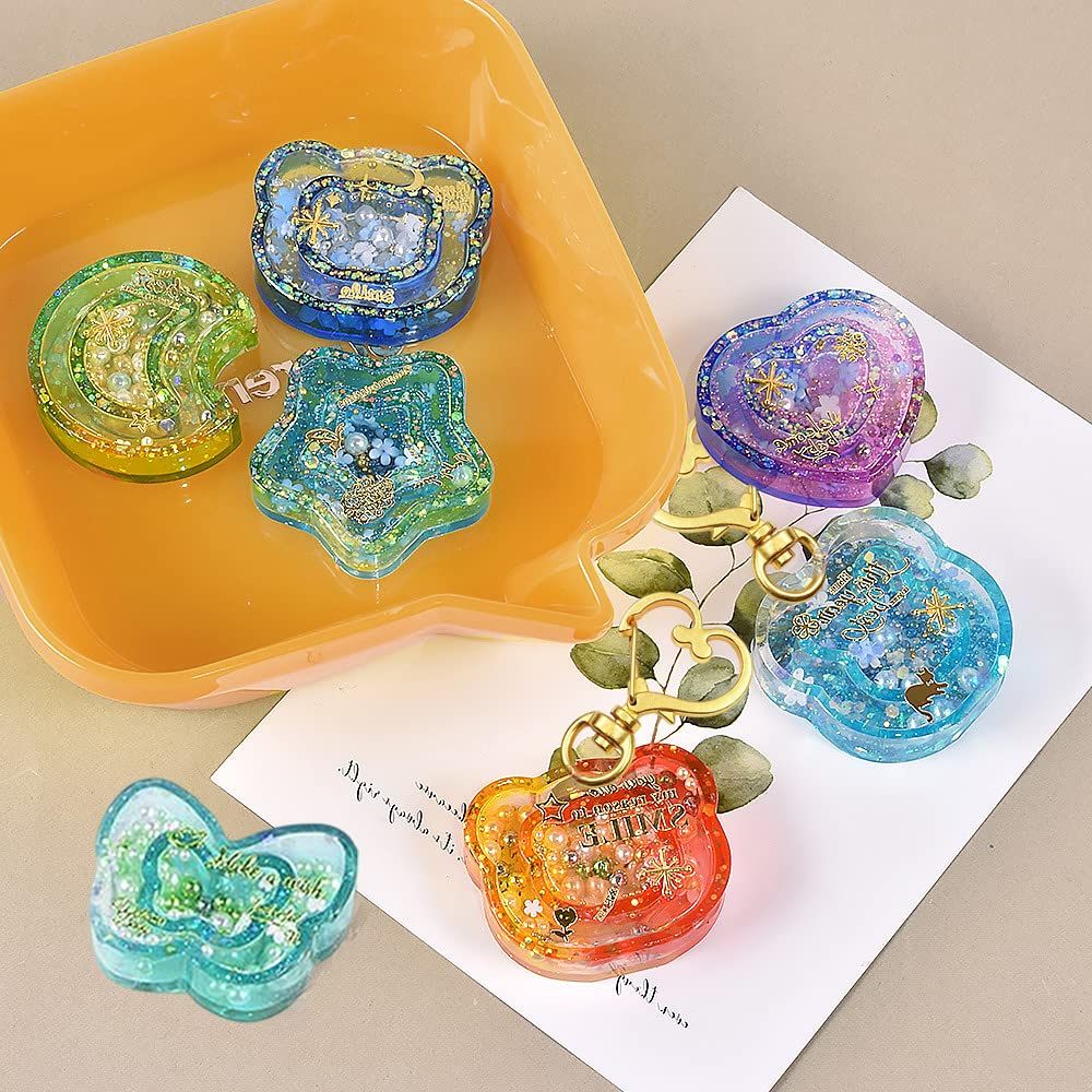 ペンダント キーホルダー アクセサリー レジン DIY手作り