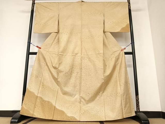 平和屋着物○本場染大島紬 訪問着 箔散らし 暈し染め 金彩 正絹