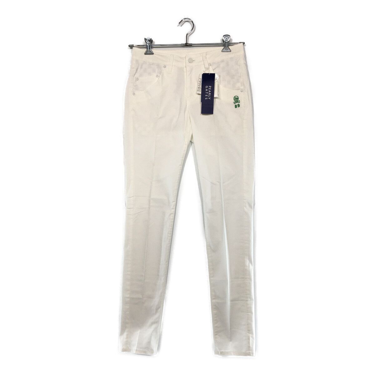 PEARLY GATES - PEARLY GATES パーリーゲイツ　オフホワイトのスニードパンツ 4 未使用品 レディース パーリーゲイツ PEARLY GATES パンツ 1(M