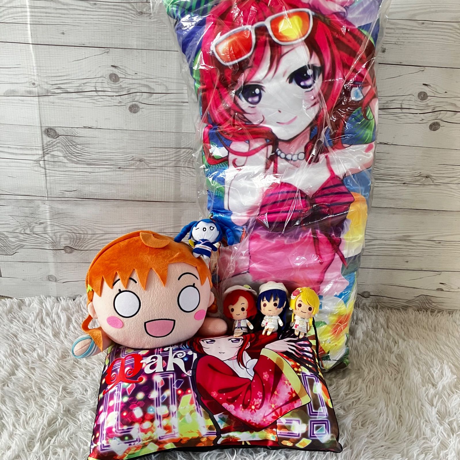 ラブライブ 7点セット 西木野真姫 水着 抱き枕 クッション 高海千歌 