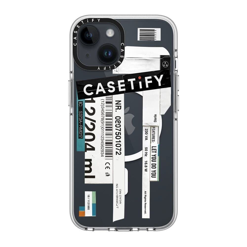CASETiFY クリア iPhone 14 Pro ケース [黄ばみにくい素材/2mからの