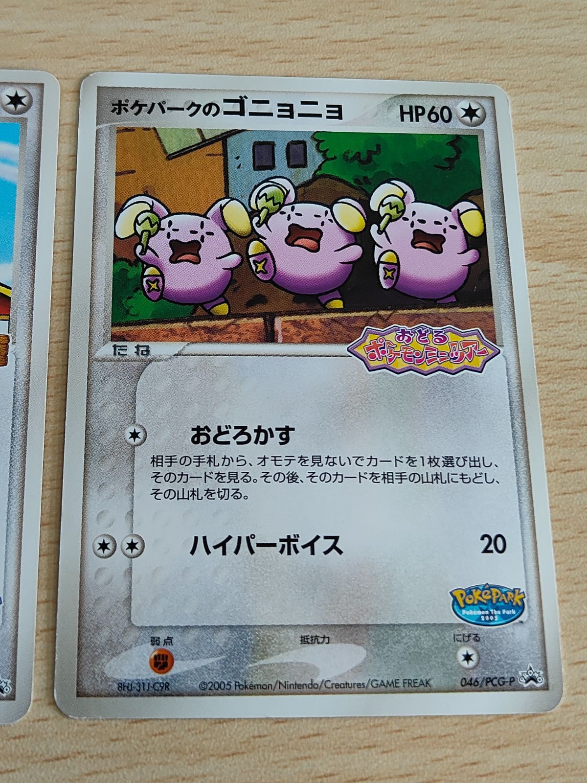 aca247 ポケパークのゴニョニョ ポケパークのゴンベ PROMO プロモ