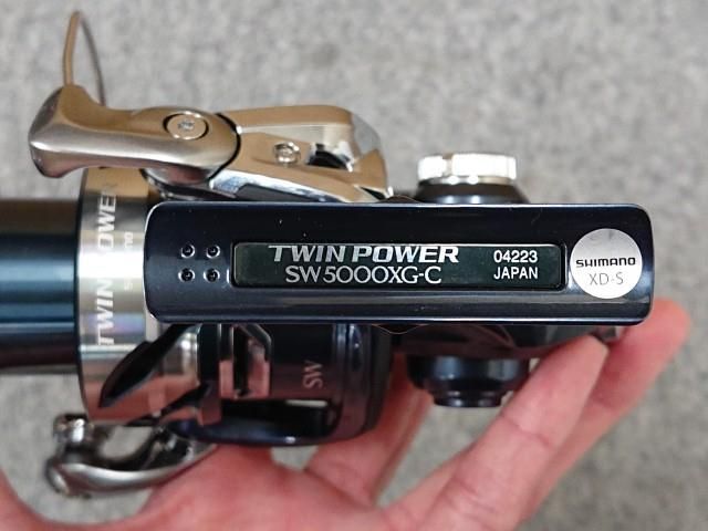 未使用品】 シマノ 21 ツインパワーSW 5000XG スピニングリ－ル