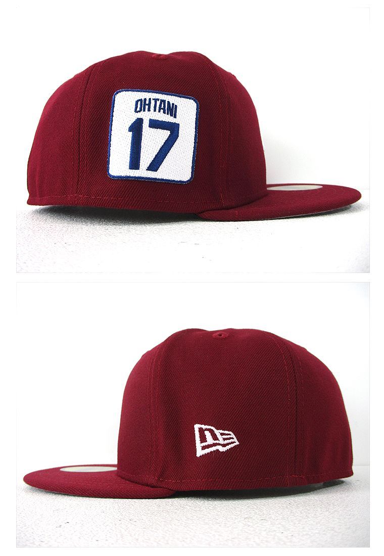 NEW ERA 59FIFTY MLBドジャース 大谷翔平モデル 5950キャップ 赤 NEW ERA 59FIFTY MLBドジャース MVP大谷翔平記念5950キャップ 赤