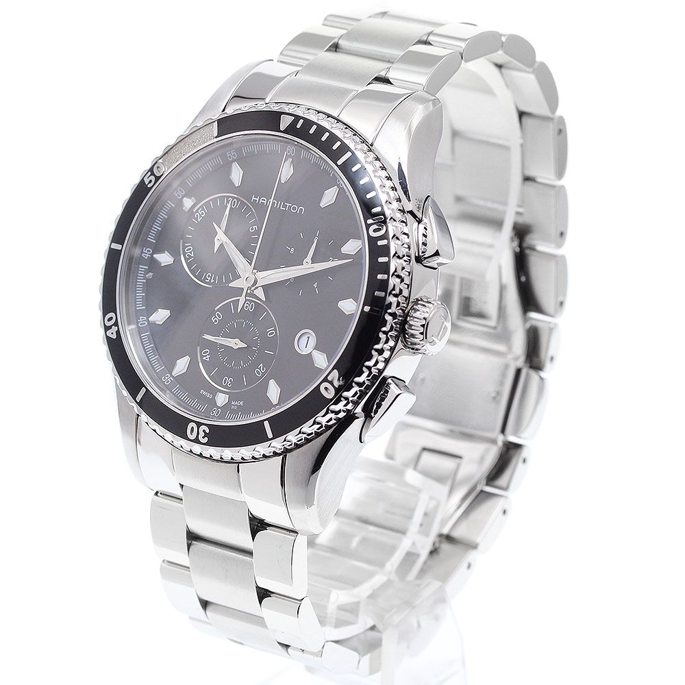 ハミルトン HAMILTON H375120 ジャズマスター シービュークロノグラフ デイト クォーツ メンズ_910361