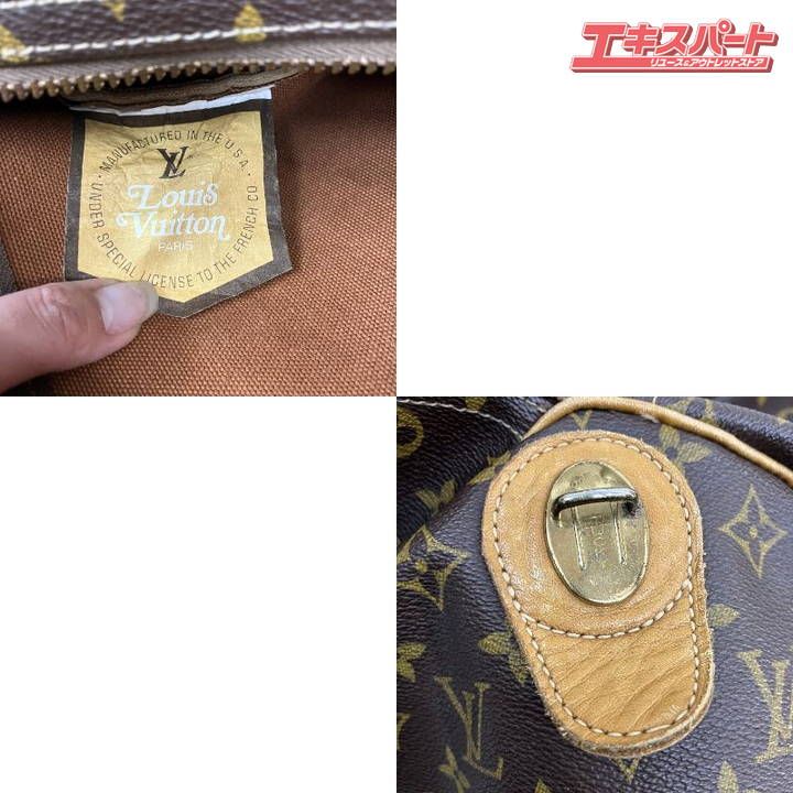LOUIS VUITTON ルイヴィトン キーポル55 モノグラム M41424 ボストンバッグ 1980年以前 USA限定 紙タグ TALONジップ ミスマ店