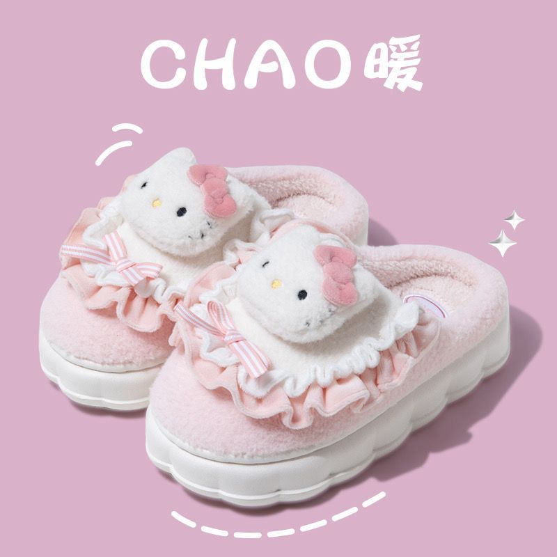 マイメロディ MY MELODY 超暖かい 秋冬用 ルームシューズ