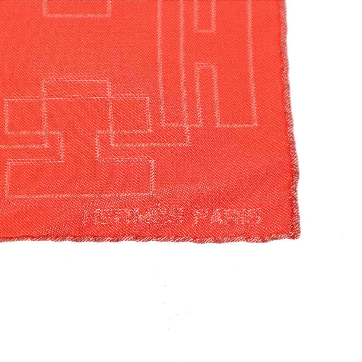 Hermes エルメス　カレ４０　スカーフ レッド HERMES エルメス カレ40 シルクスカーフ レッド - メルカリ