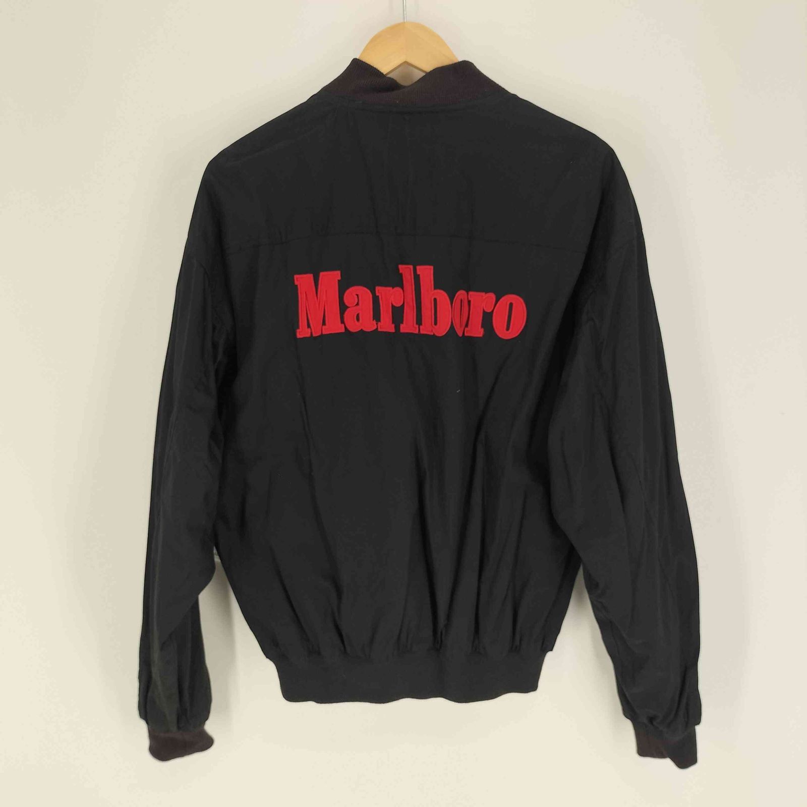 マルボロ Marlboro 90S 香港製 ロゴ 刺繍 リバーシブル ブルゾン 