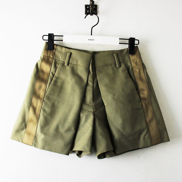 ■sacai■サカイ■Suiting & Denim Shorts■ショートパンツ sacai(サカイ) ショートパンツ(レディース) - 海外通販のBUYMA