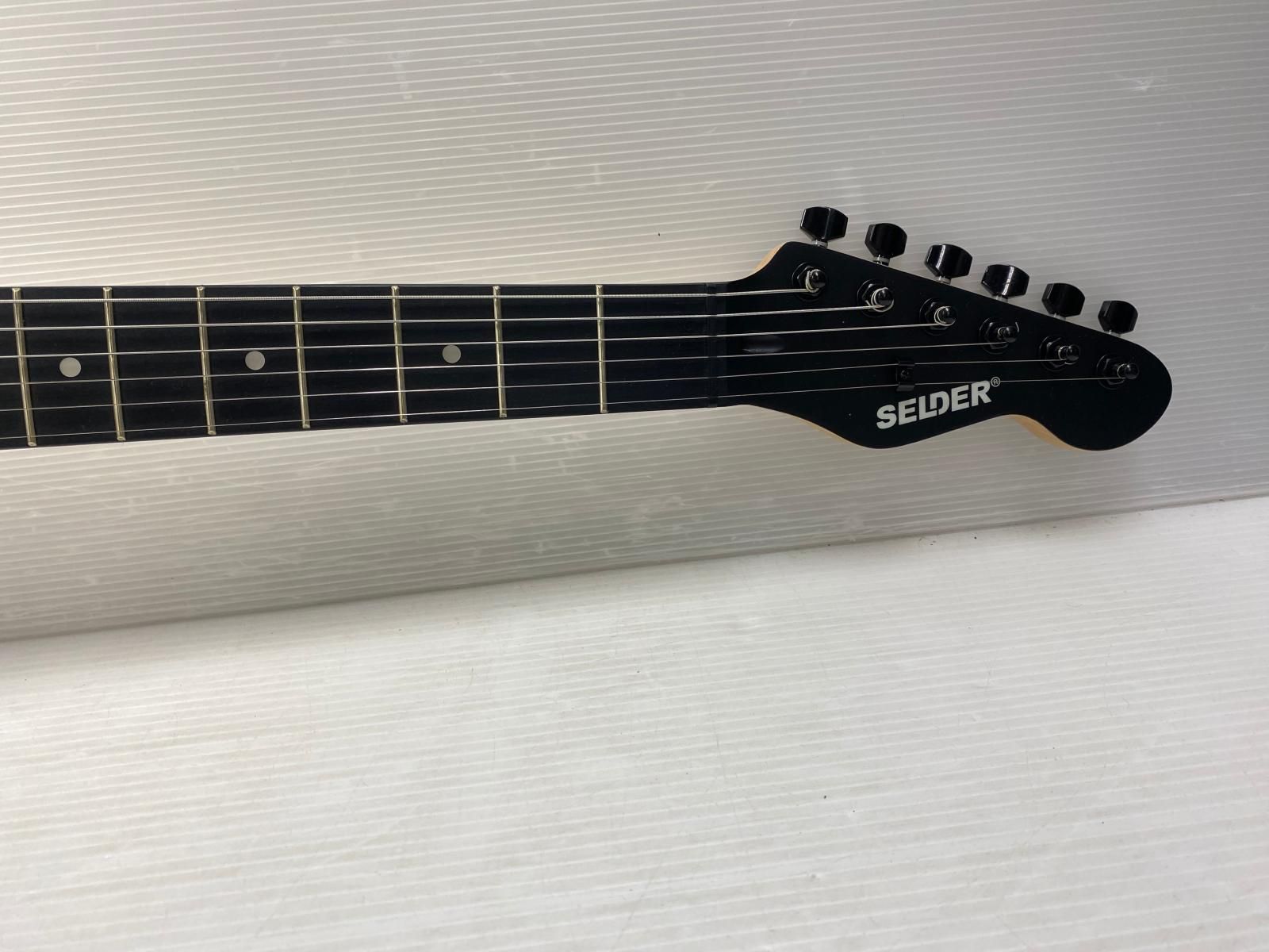 中古品】SELDER セルダー エレキギター HSS ブラック系 ストラト