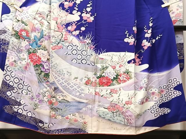 平和屋着物□豪華振袖 花鳥文 金彩 正絹 逸品 CAAU6620xe - メルカリ