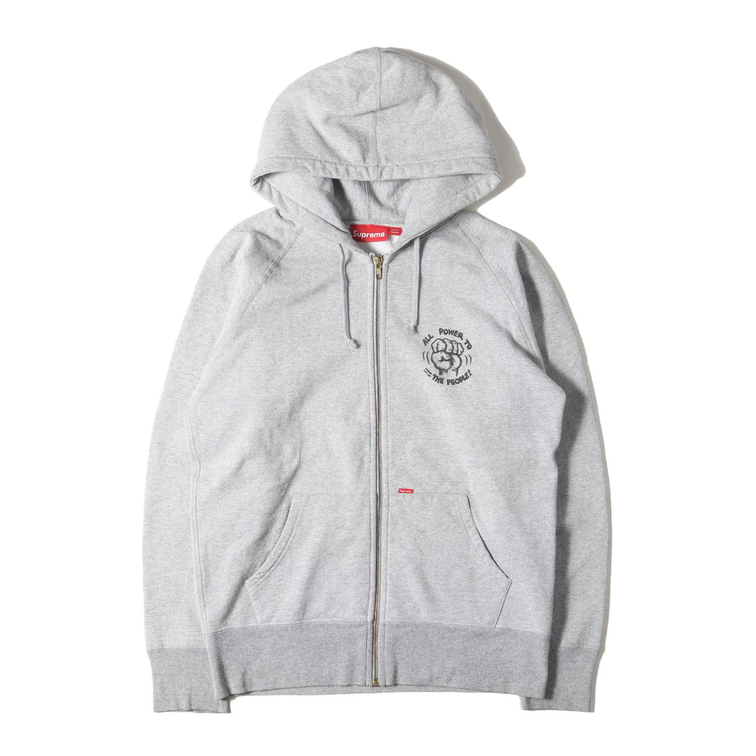 Supreme シュプリーム パーカー サイズ:M Robert Crumb グラフィック ジップ スウェット パーカー (All Power To  Zip Up Hoodie) ヘザーグレー トップス フーディー コラボ【メンズ】 - メルカリ