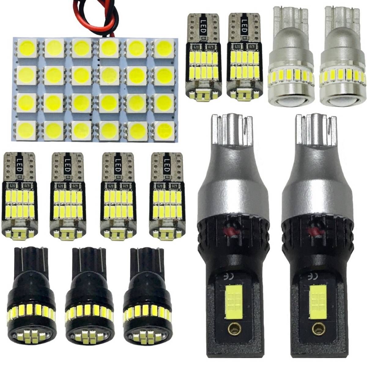 鬼爆 マークX GRX130 後期 T10 LED ルームランプ バックランプ ナンバー灯 車幅灯 14点セット 基盤＋ウェッジ球 トヨタ 純正球交換用 車検対応 パーツ