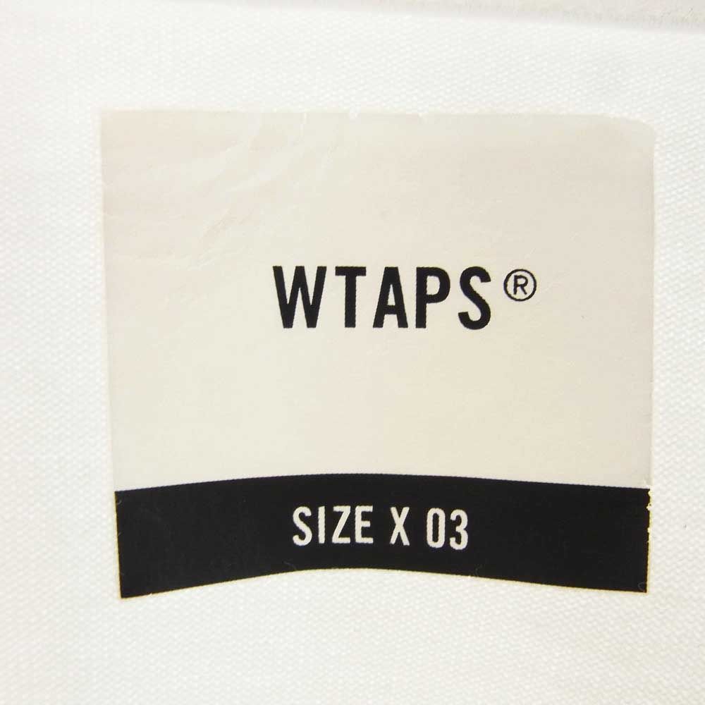 WTAPS ダブルタップス 21AW VIBES SCREEN L/S TEE ロゴプリント
