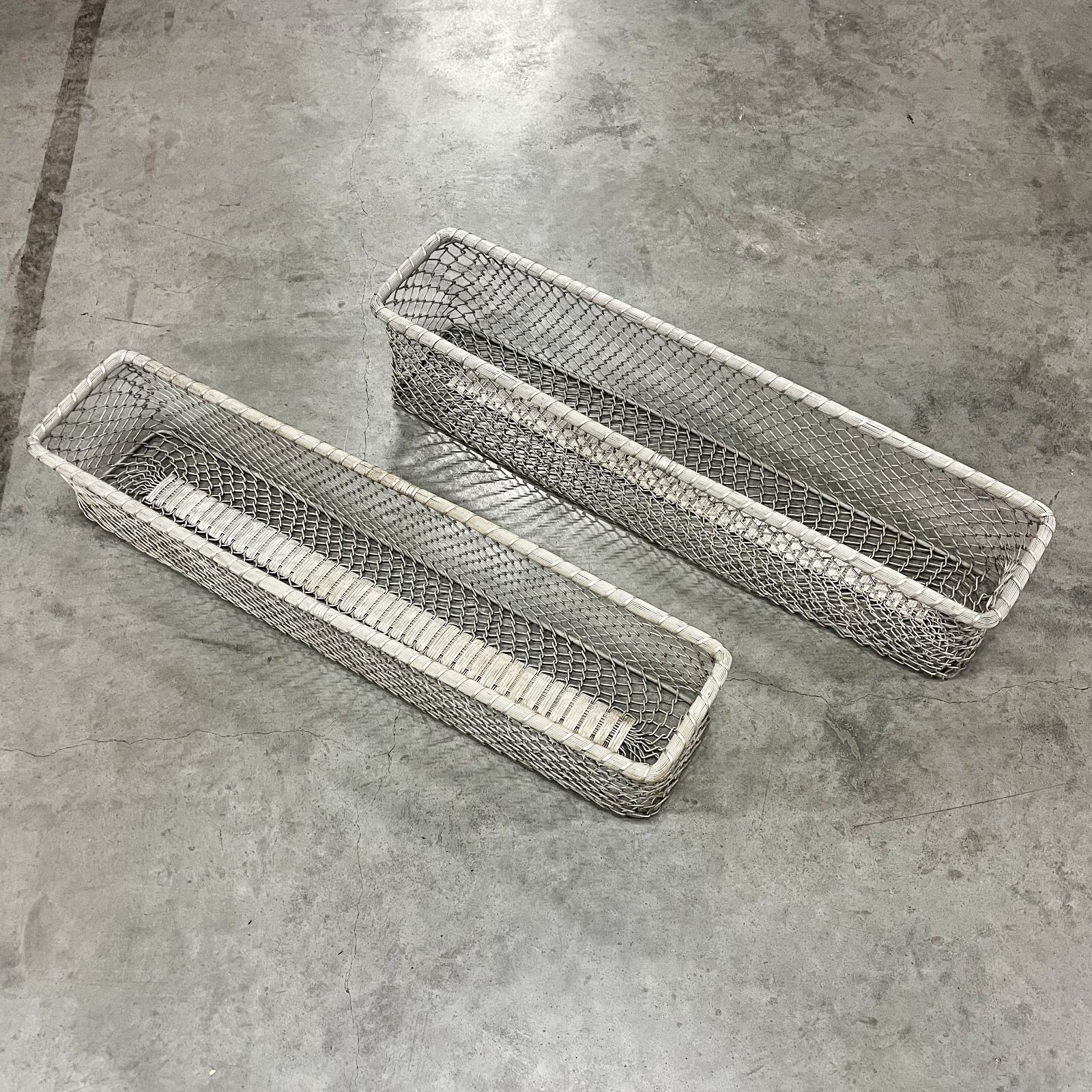 Vintage Iron Long Mesh Case ビンテージ アイアンメッシュケース 収納