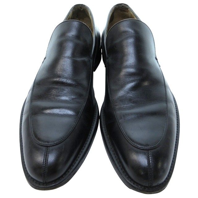 BALLY バリー 革靴 Uチップ 黒 EU9 US10 27.5〜28 バリー BALLY レザーシューズ スリッポン ローファー Uチップ 黒