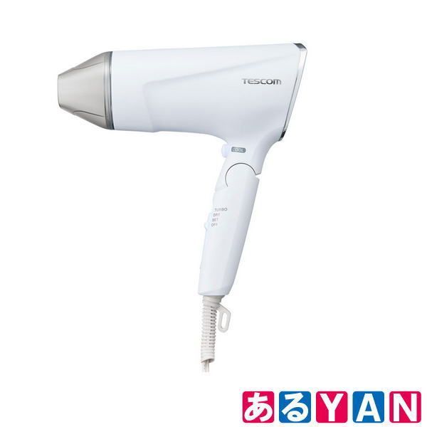 [YAN] (新品 未開封品）テスコム ヘアドライヤー TD570A -Wホワイト プロテクトイオン 軽量 速乾 大風量