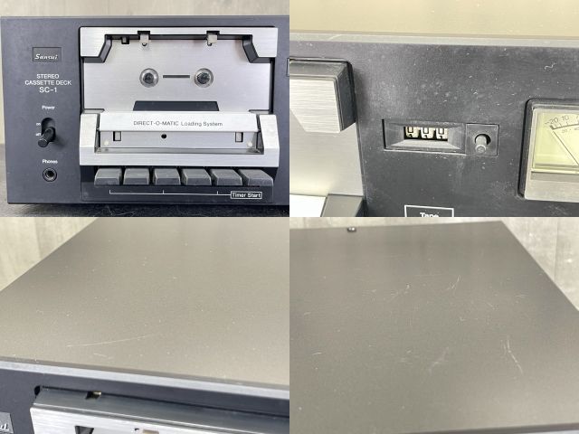 SC-1. SANSUI 山水 サンスイ ステレオカセットデッキ ジャンク カセットデッキ 【中古】SANSUI サンスイ SC-1 ステレオ