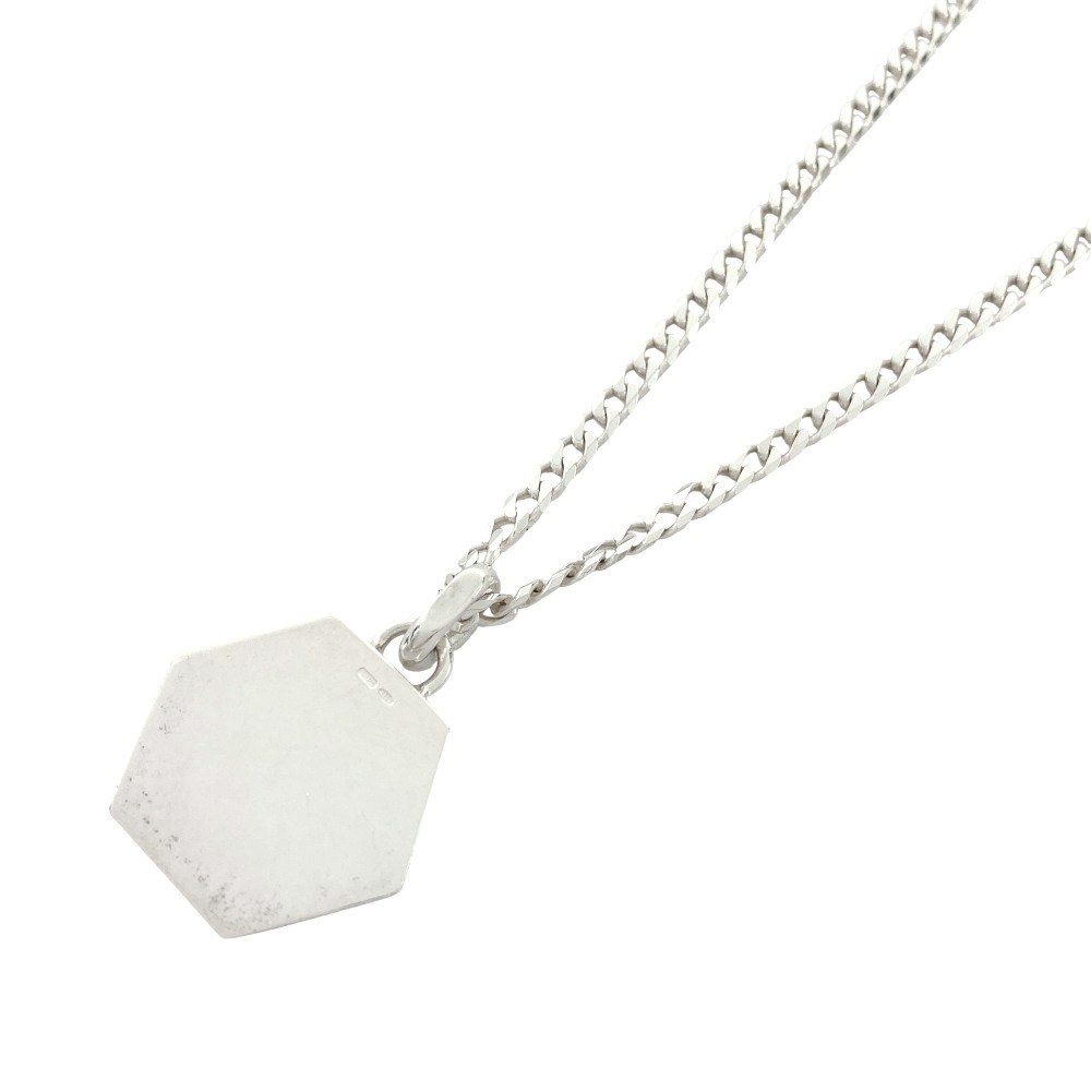 60cm グッチ ロング ネックレス ヘキサゴン モチーフ シルバー SV925 31.9g 447778 7