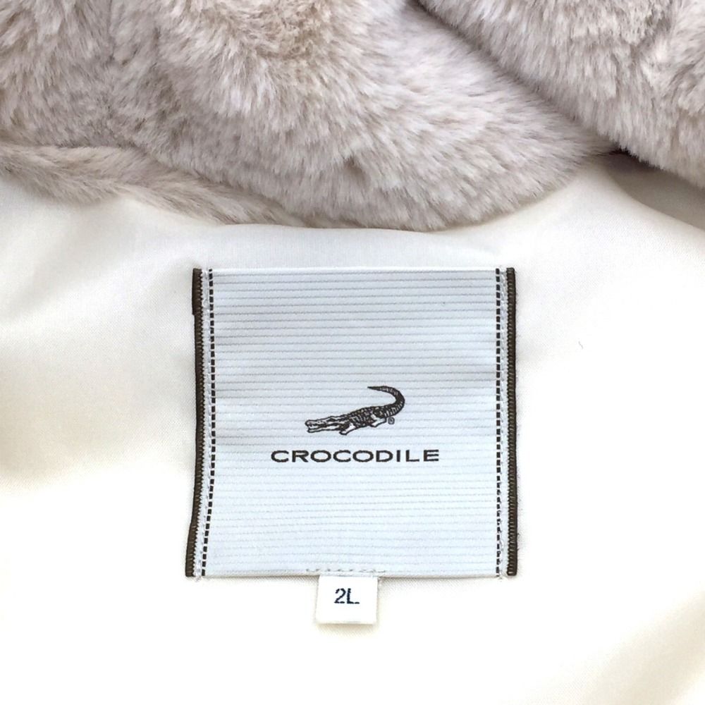 CROCODILE クロコダイル ダウンジャケット フード付ダウンコート 