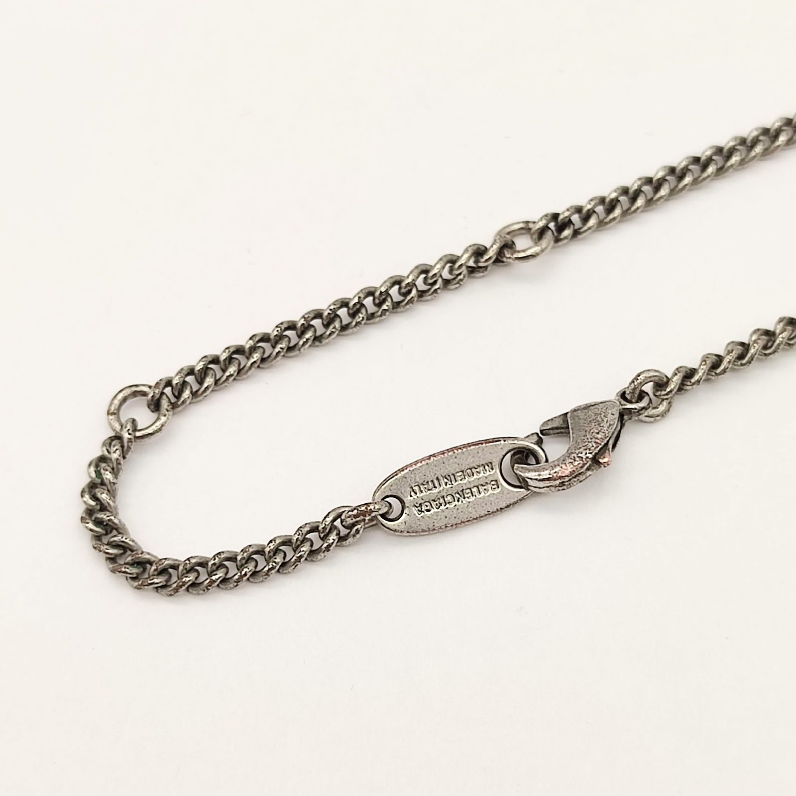 美品】BALENCIAGA バレンシアガ BBアイコンネックレス ロゴ