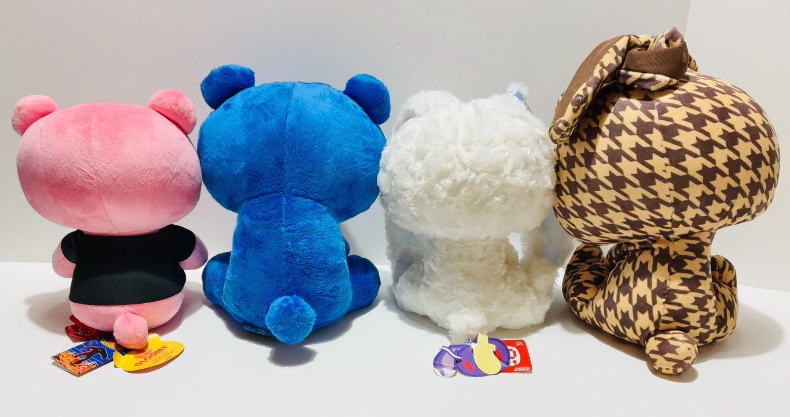 【新品】チャックスGP✧グル〜ミ〜＆汎用うさぎ ぬいぐるみ 4種セット① チャックスGP グル～ミ～＆汎用うさぎ ぬいぐるみ 【chocolate