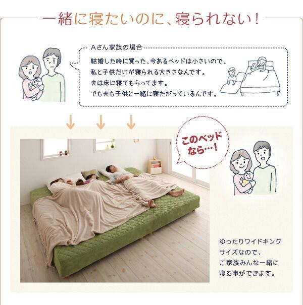 ワイドキング200 タオルタイプボックスシーツセット