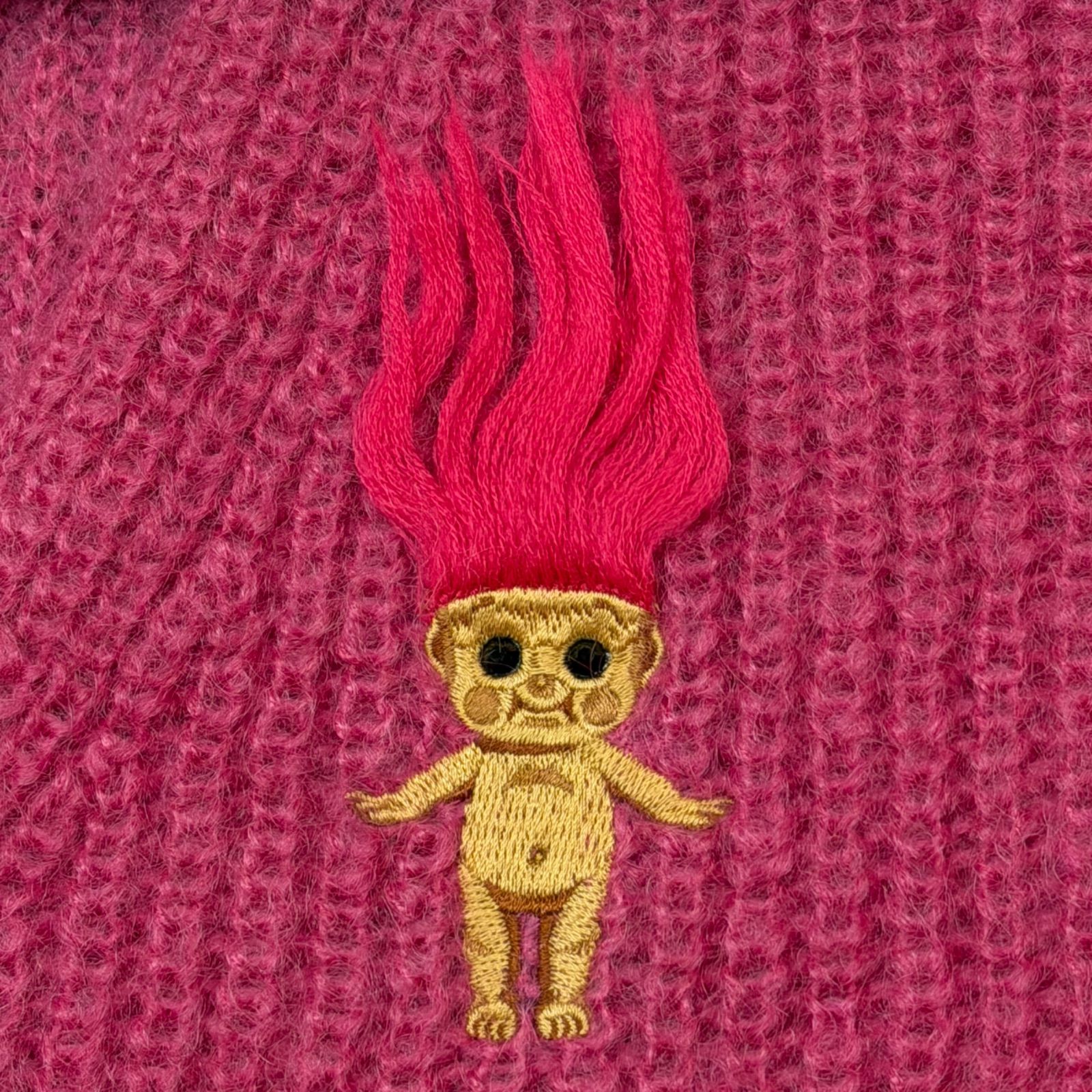 doublet 20AW DOLL EMBROIDERY MOHAIR ドールエンブロイダリー