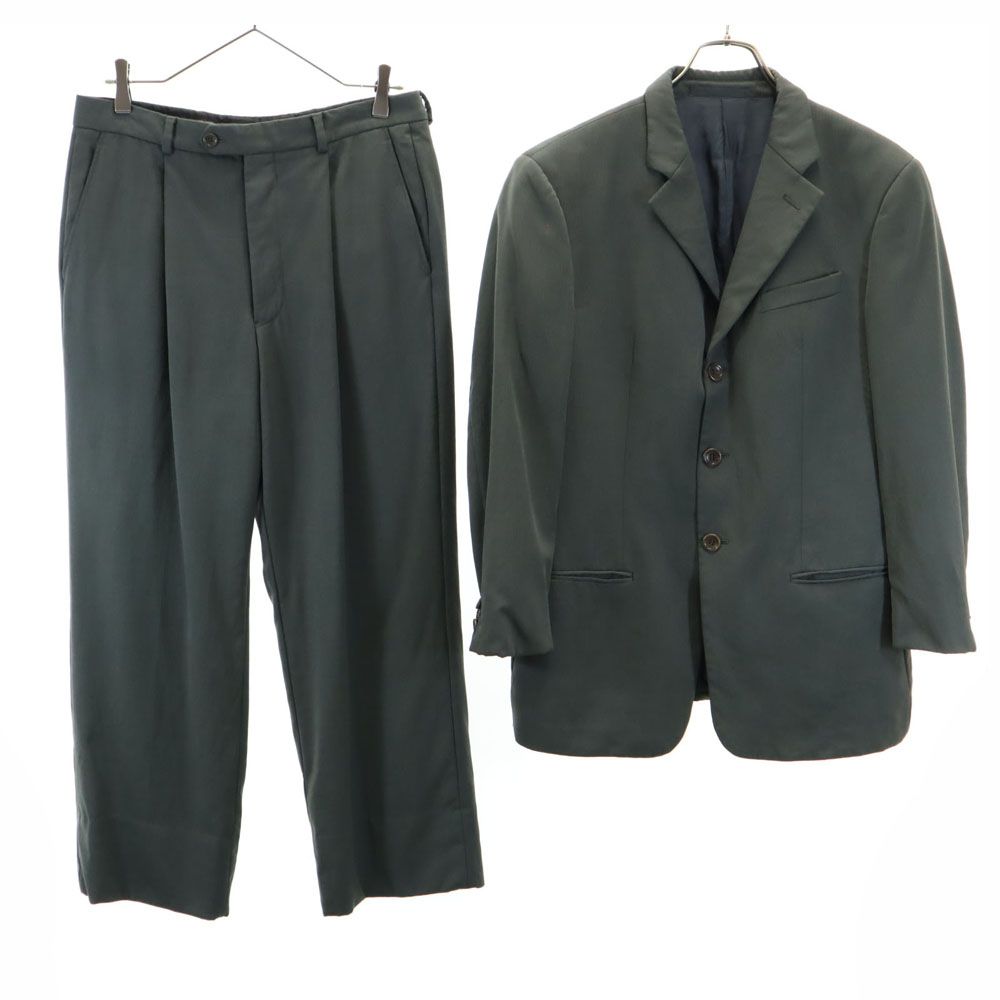 アルマーニコレッツォーニ ヘリンボーン柄 スーツ 上下 セットアップ 48/不明 チャコールグレー ARMANI COLLEZIONI メンズ